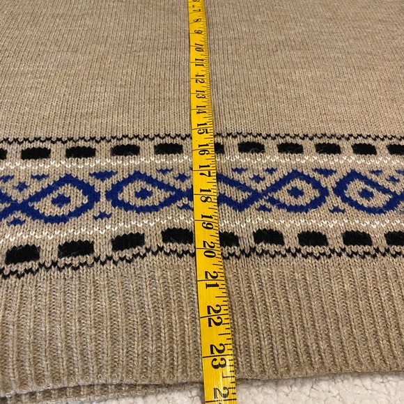 Urban Renewal Fair Isle 80s Sweater Size Large - Picture 7 of 8